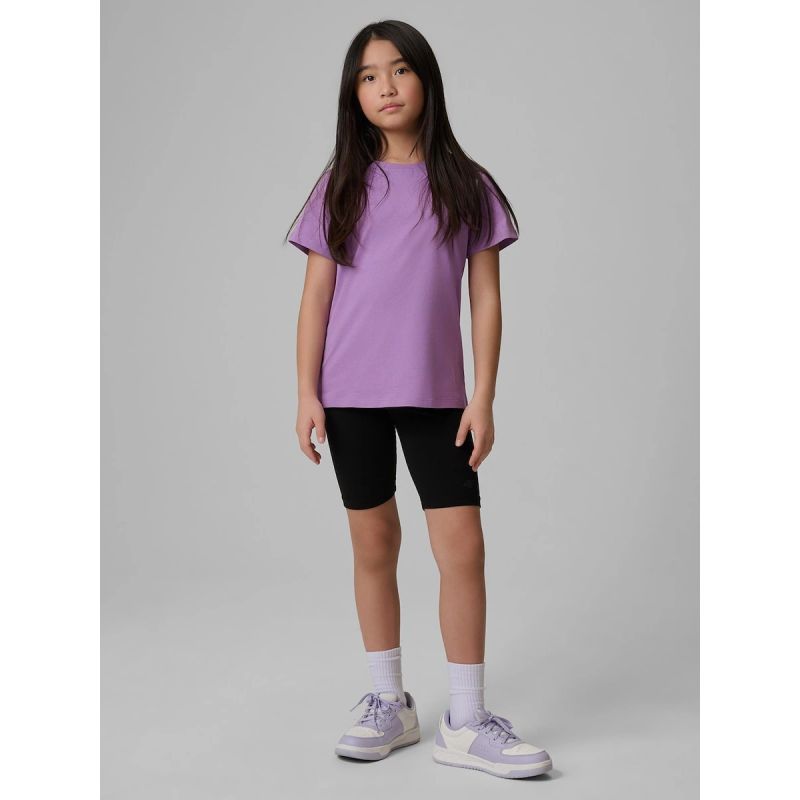 4F Regular plain girls' T-shirt shirts