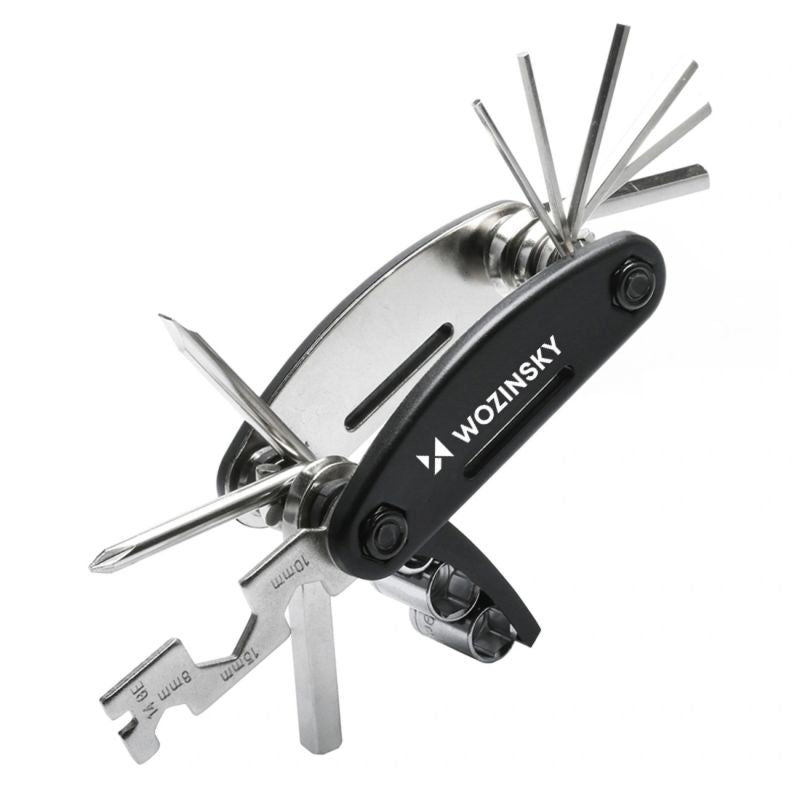 Wozinsky WWZ-01N 16-in-1 Multifunctional Bicycle Repair Tool Set - Black fekete készlet 304004-199007