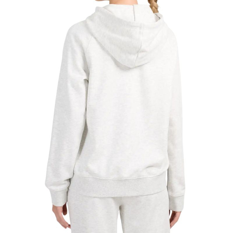 Women's sweatshirt 4F F2535 cool light melange 4FWMM00TSWSF2535 27M szürke kapucnis pulóver