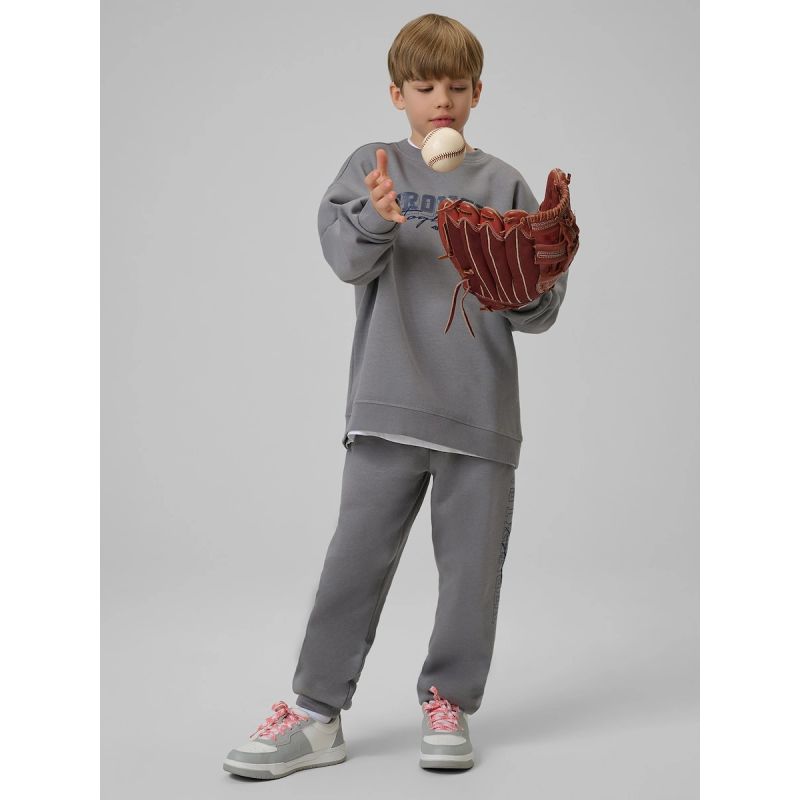 Boy's loose sweatshirt without hood 4F