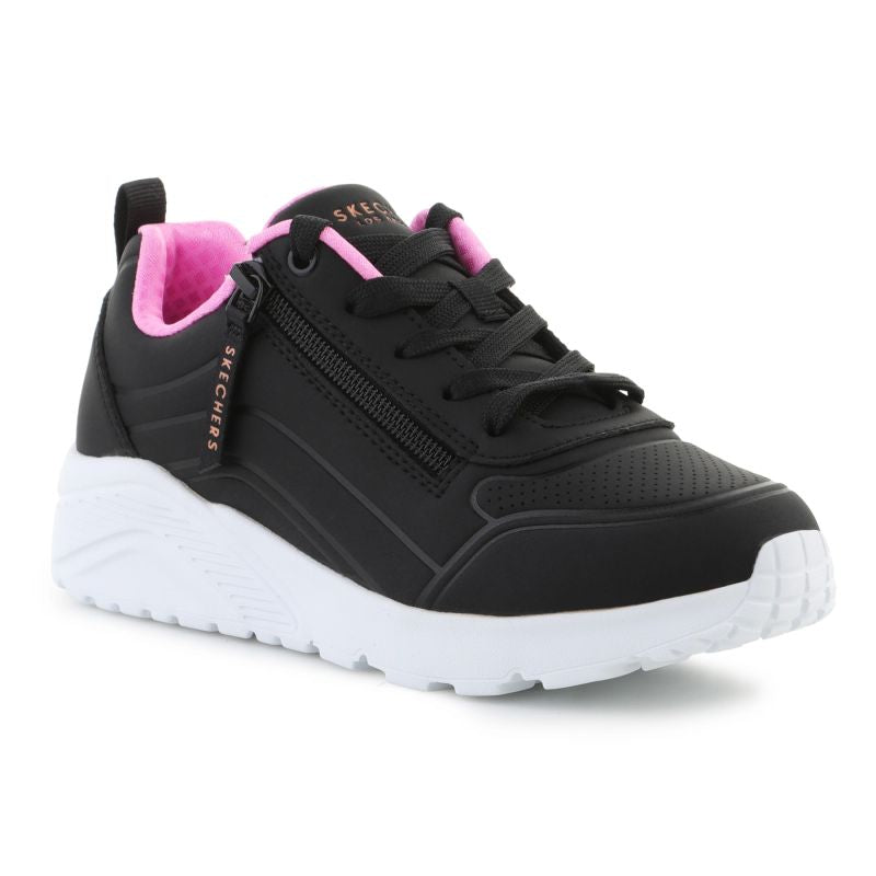 Skechers UNO LITE EASY ZIP 310387L-BKRG Black/Rose Gold arany utcai cipő