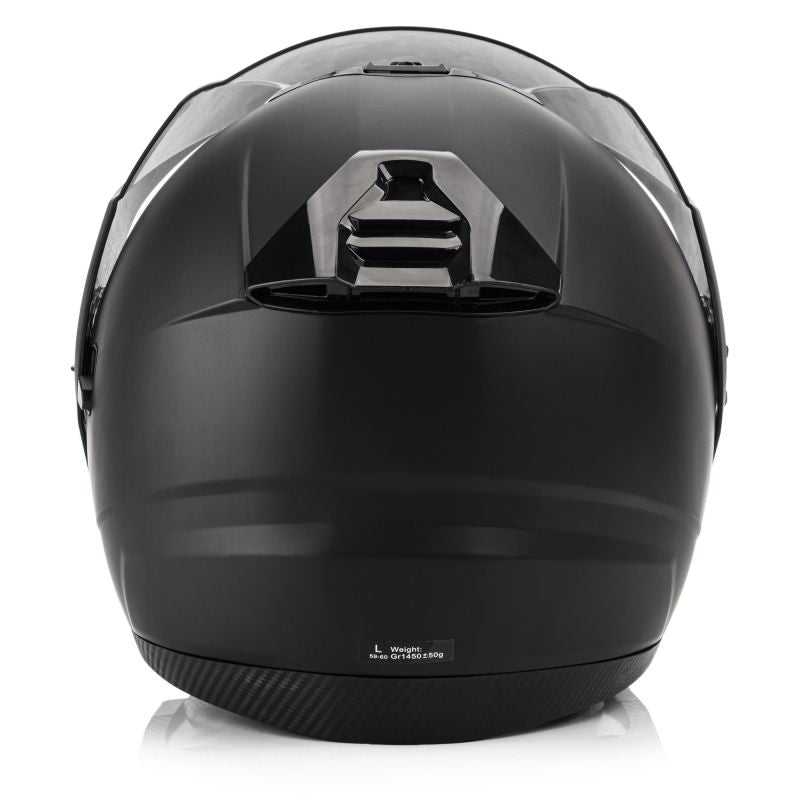 Meteor Hekato M motorcycle helmet 57-58 cm black uniw sisak 17890
