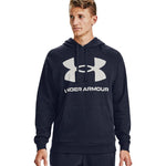 Under Armour Under Armor Rival Fleece Big Logo HD Sweatshirt 1357093 sötétkék pulóver