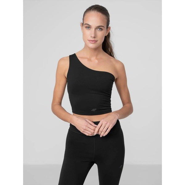 4f Women's One-Shoulder Yoga Crop Top H4Z22-TSD033 General