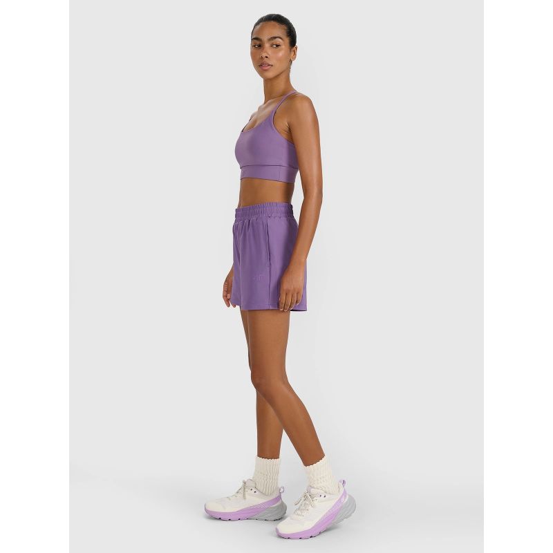 Women's quick-drying training 4F 4FWAW25TFSHF1038-53S short