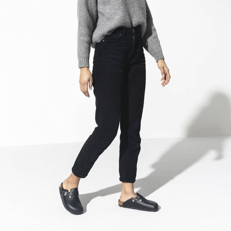 Birkenstock Boston Black women's/men's clogs, oiled leather, narrow slippers (0059463) Kiegészítő