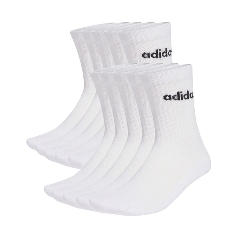 Adidas Cushioned Linear Crew Socks 10 Pairs fehér zokni