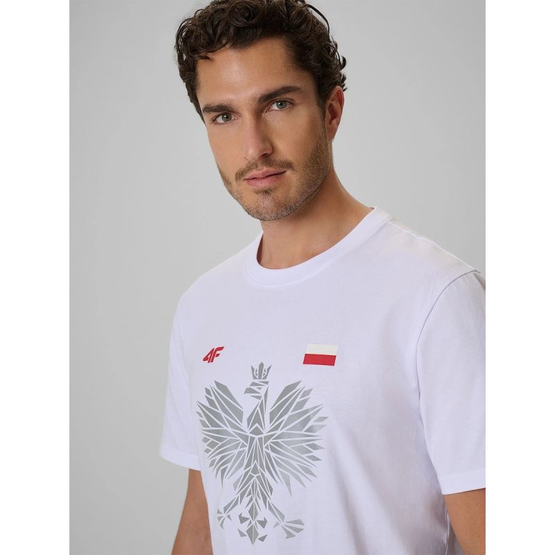 4F Men's fan t-shirt ruházat 4FRSS26TTSHM4438-10S