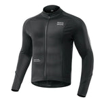 Rockbros Fall/Winter Long Sleeve Cycling - Black fekete dzseki