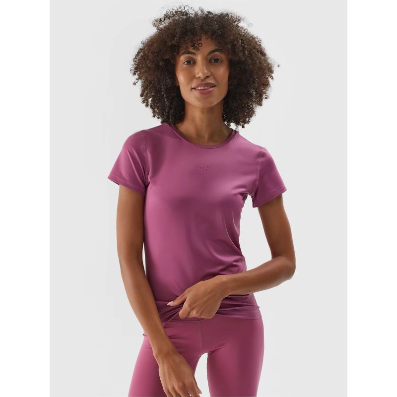 4f Women's quick-drying regular training T-shirt 4FWAW24TFTSF1011-53S General