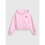 Girls' loose sweatshirt with hood 4F