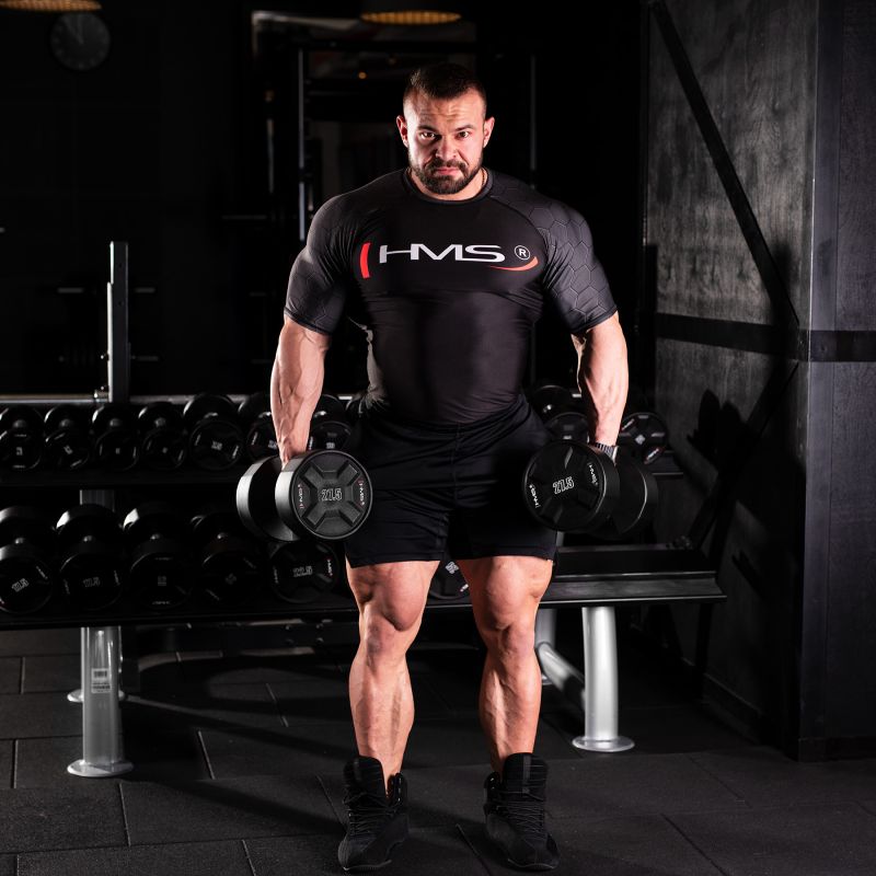 HMS HPC 27.5 KG POLYURETHANE Dumbbell CPU súlyzó 17-66-200