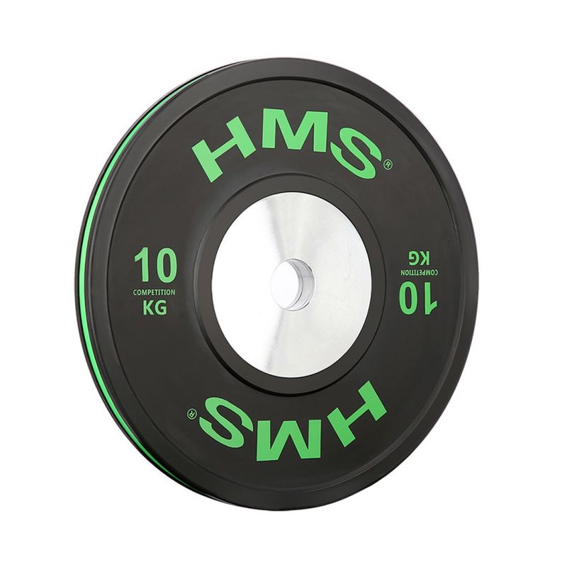 HMS BTBR Set Olympic Bumper Plates - 2x (10kg, 15kg, 20kg, 25kg) BTBR SET súlyzó készlet 17-61-007