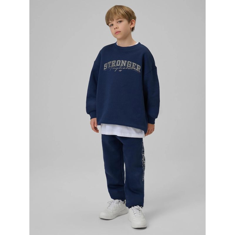 Boy's loose sweatshirt without hood 4F