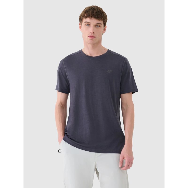 4f Men's Merino Wool Trekking T-shirt 4FWSS25TFTSM1268-22S General