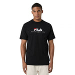 Fila Men's Valsera Regular Logo T-shirt fekete póló