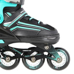 Nils Extreme Nh18190 2in1 Roller Skates Black-Blue Size M (34-38) With Replaceable Hockey Blade kék görkorcsolya