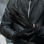 Rockbros cycling gloves spring/summer/autumn, full, size: XXL - black czarny \ xxl kesztyű