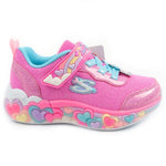 Skechers S Lights LED Children's Sports for Girls with Velcro cipő