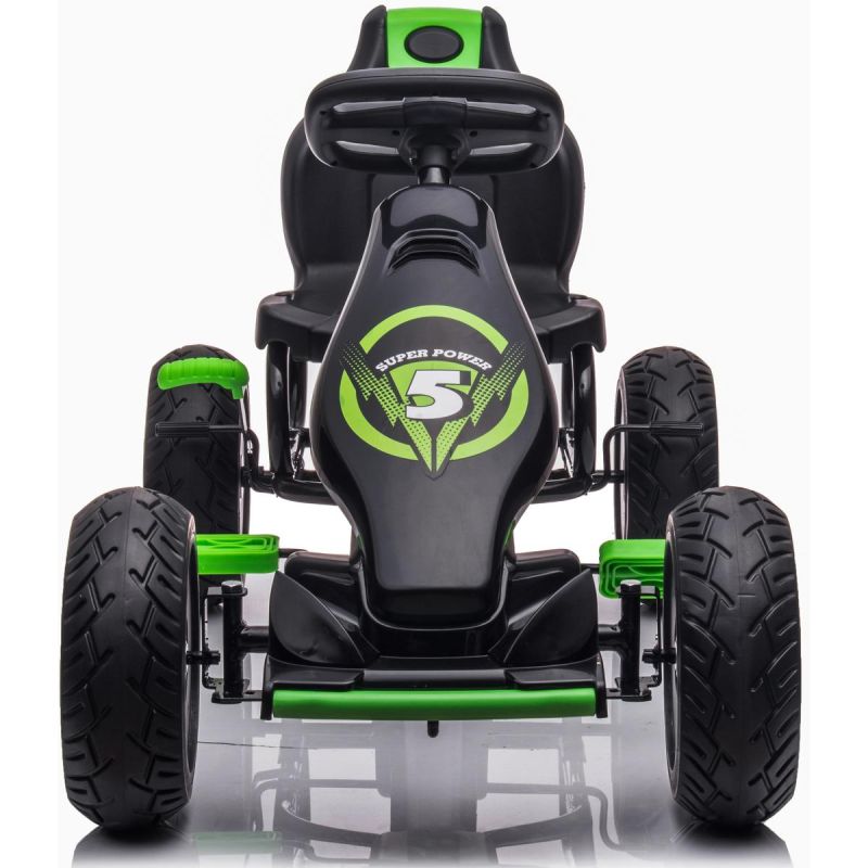 Enero 18 Pedal Go-Kart Black And Green zöld toys