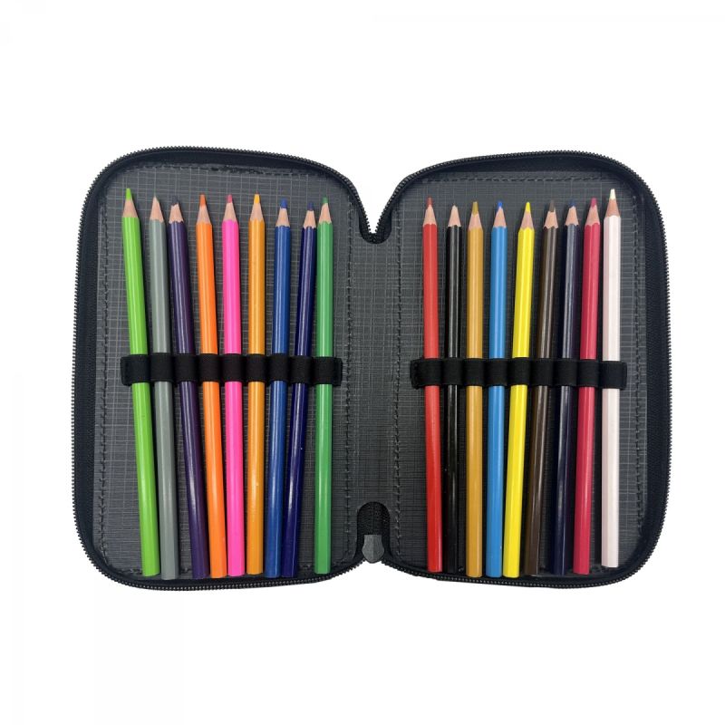Real Madrid pencil case with equipment 44 pcs