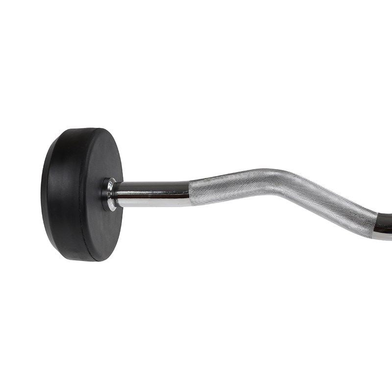 HMS Rubber-coated fixed barbell/bar, curved, 25 kg GSL25 póló 17-58-028