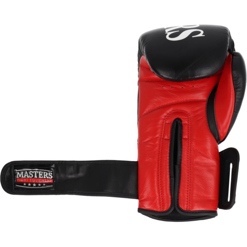 MASTERS FIGHT EQUIPMENT MASTERS RBT-PUNCH Leather Boxing Gloves 10 oz kesztyű 01588-10