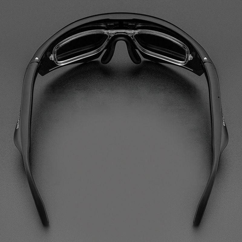 Rockbros SP-251 Polarized Cycling Glasses with Bluetooth Audio Kit - Black fekete napszemüveg 304004-212355