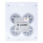 Smj sport BS roller skate wheels 76x24mm 4pcs. Kiegészítő