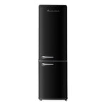 Vans Ravanson 250l Retro Refrigerator | LED lighting | Vintage style | 545 x 585 x 182 mm | fekete home appliances