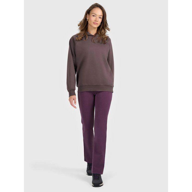 Women's sweatshirt with hood, open, 4F