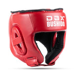 DBX Bushido RED Tournament Boxing Helmet czerwony helmets, martial arts equipment