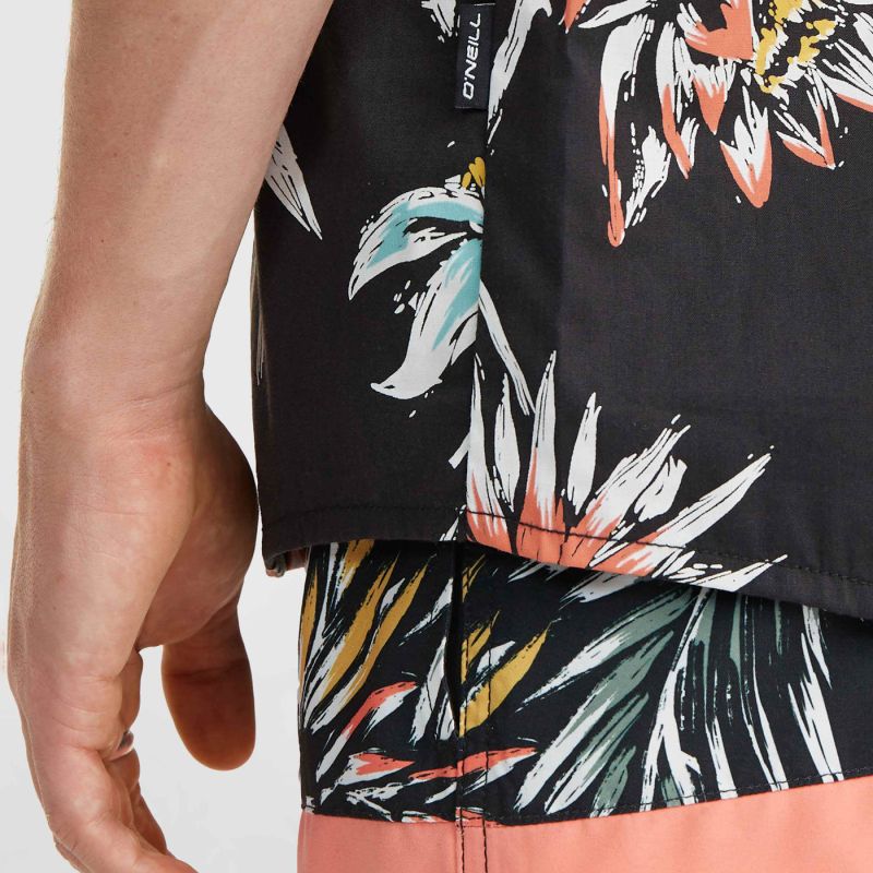O'Neill Mix & Match Floral fekete póló