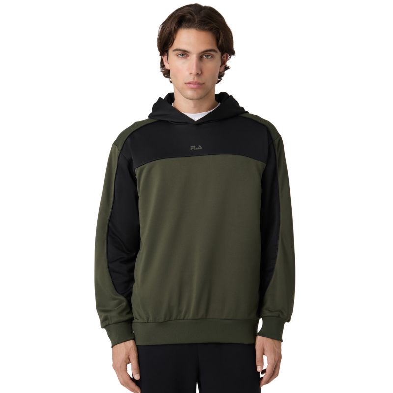 Fila Rivoli men's sweatshirt olive and black fekete pulóver