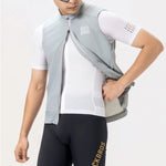 Rockbros Spring/Autumn Windproof Vest Size XL - White/Gray biały || szary \ xl vests