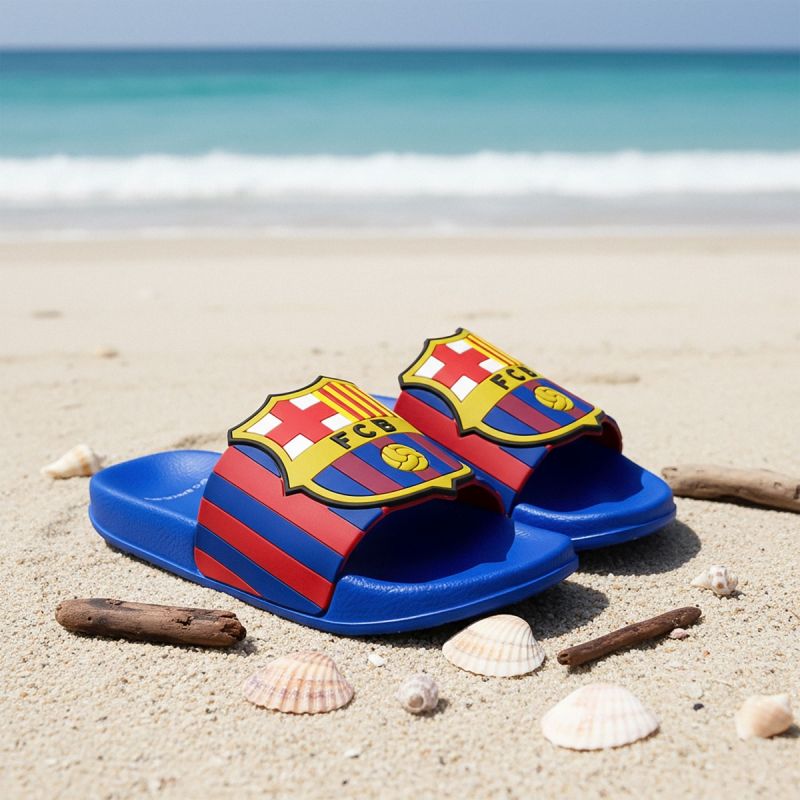 FC Barcelona Junior Flip Flops