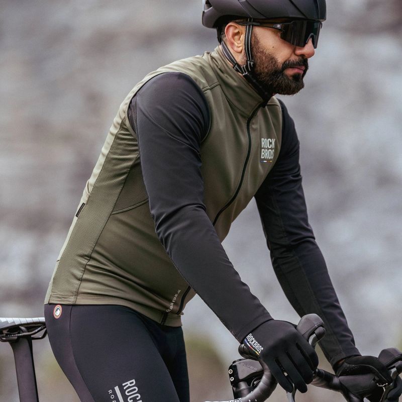 Rockbros ROAD TO SKY insulated windproof vest S - green s \ zielony vests
