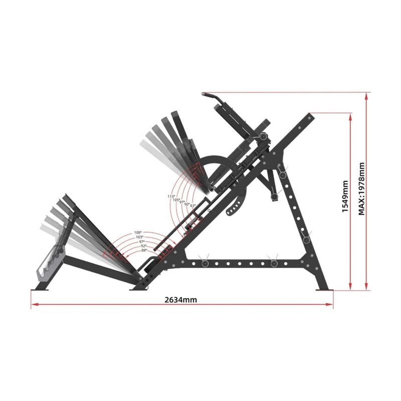 HMS Semi Commercial Leg Crane ( ) Gray, Black szürke póló 17-51-006