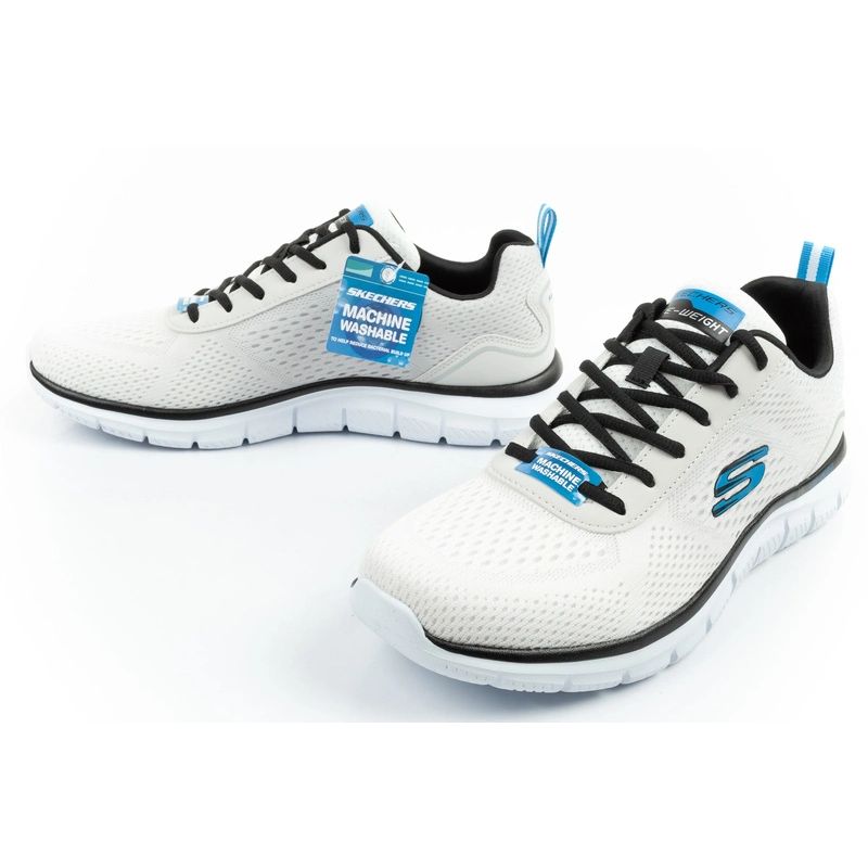 Skechers men's sports Track-Ripkent comfortable lightweight fashionable ecru utcai cipő