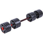Pure 2 Improve Foldable Composite Bar Bell 40kg dumbbell, strength training equipment, training equipment