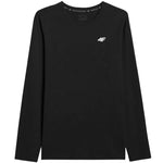 Men's 4F Longsleeve T-shirt M611 deep 4FWMM00TLONM611 20S fekete póló