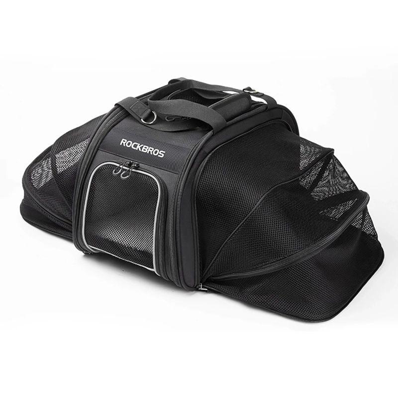 Rockbros 30140028001 transport bicycle for cats and dogs - black fekete táska