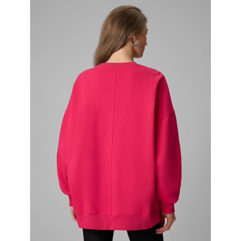 Women's oversize sweatshirt without hood 4F