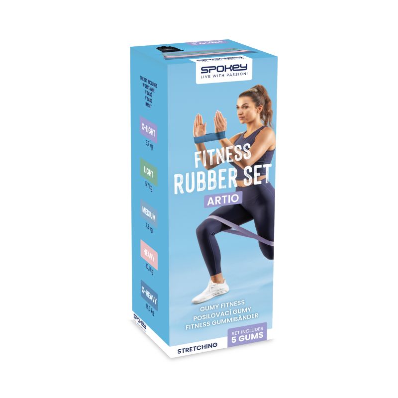 Spokey Artio SPK-943648 Fitness Band Set Edzőfelszerelés