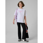 Girls' loose T-shirt with print 4F 4FJRSS26TTSHF3825-10S 158/164 póló