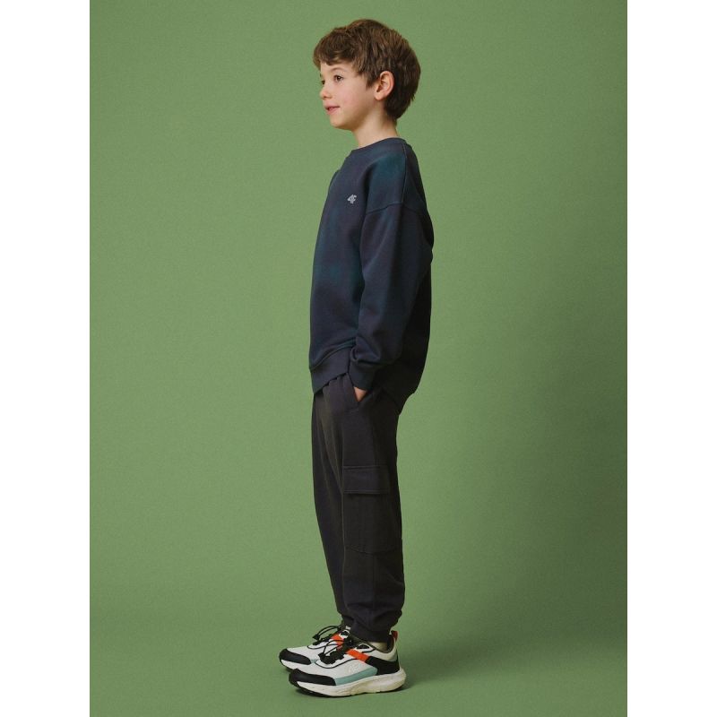Boys' cargo sweatpants 4F 4FJRSS26TTROM1882-22S pants