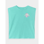 Girls' printed top 4F 4FJRSS24TTSHF2052-35S póló