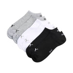 Puma Sneaker Plain Socks 3 Pack Gray, White, 938624 fekete zokni