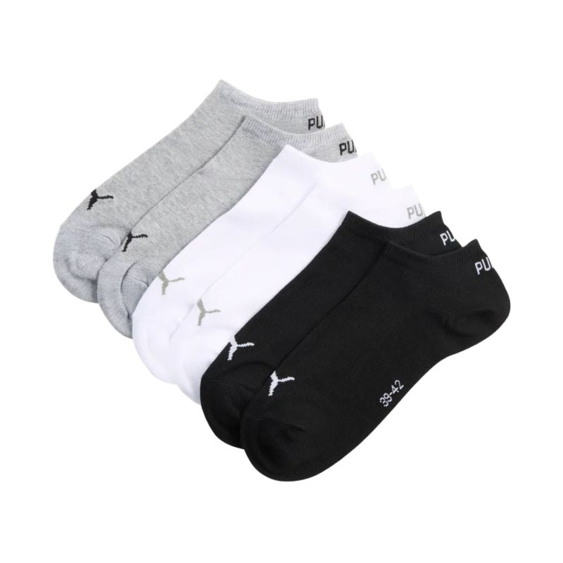 Puma Sneaker Plain Socks 3 Pack Gray, White, 938624 fekete zokni