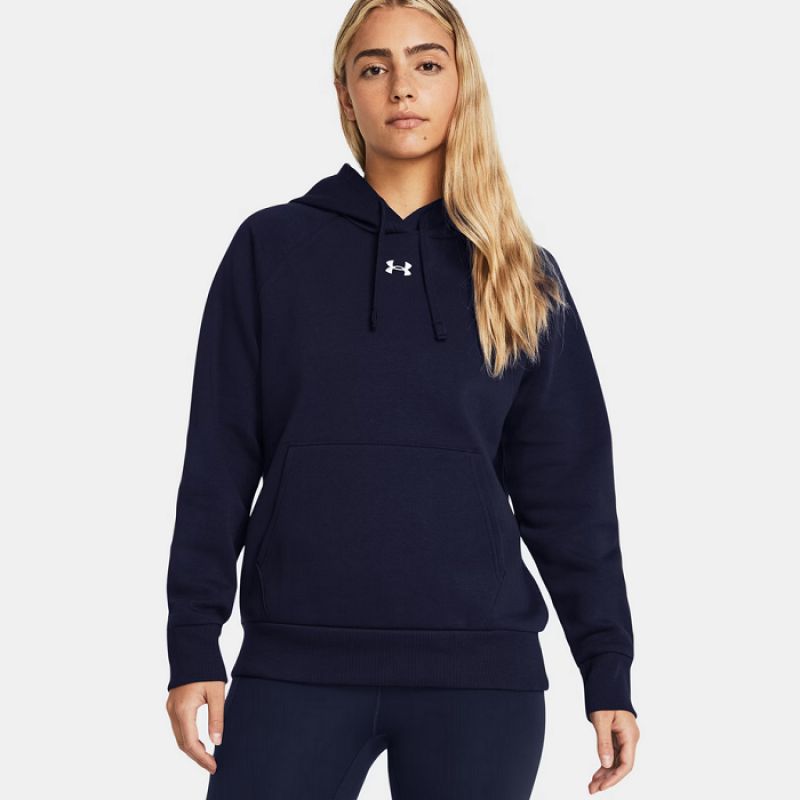 Under Armour Armor Rival Fleece Hoodie W 1379500-410 Pulóver